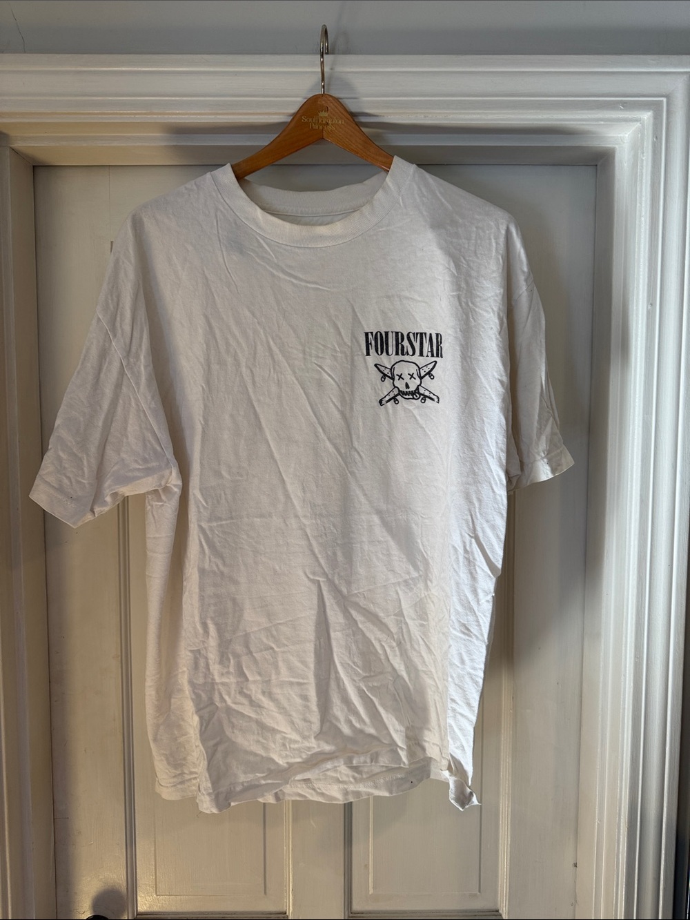 White Graphic Crewneck T-Shirt